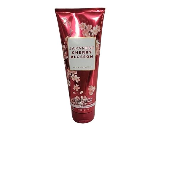 Bath & Body Works Japanese Cherry Blossom Body Cream. 8oz. - Picture 1 of 3